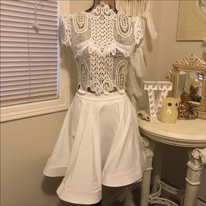 White Homecoming Dress